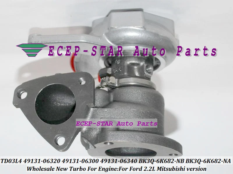 TURBO TD03L4 49131-06320 49131-06300 49131-06340 49131 06320 BK3Q-6K682-NB BK3Q6K682NB BK3Q-6K682-NA Turbocharger For Ford 2.2L (4)