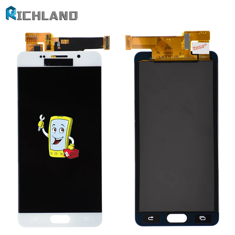 

New LCD For Samsung Galaxy A5 2016 LCD Display A510 A510F A510M SM-A510F Touch Screen Pantalla Digitizer LCD Replacement adjust