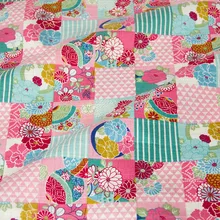 Полуметеряпонский Сделай Сам Лоскутное кимоно текстурированная хлопковая ткань текстиль стеганая ткань для шитья современная японская А