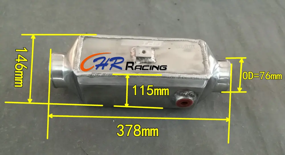 

UNIVERSAL Aluminum Turbo Front-Mount Water to Air Intercooler EXTRA COOLING