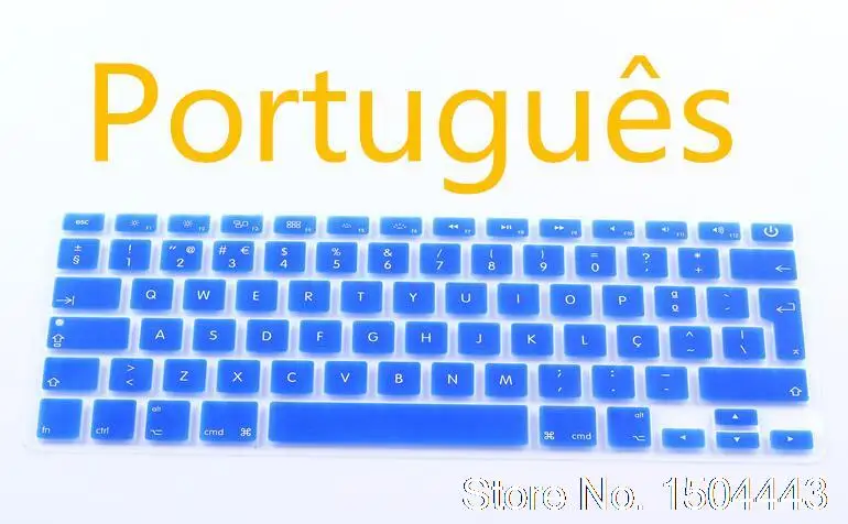 

Portuguese Silicone Keyboard cover for Macbook Air 13.3 keyboard protector for Macbook Air 13 pro 13 15 Retina G6 wireless