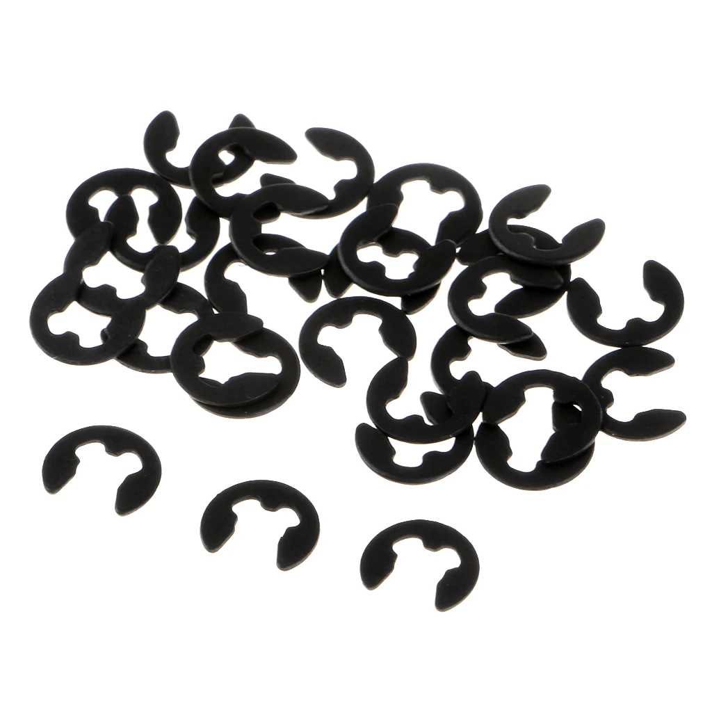 30pcs 02037 E-Clip Buckle for HSP 1/10 Remote Control Model Car Accessories