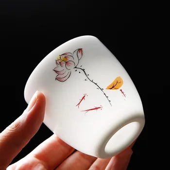 

Color changing teacups ceramic tea cups white porcelain large master cup features home hospitality cup