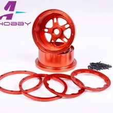 HPI Racing/KM HPI 5B 5 T 5SC LOSI TDBX FS гоночный mcd 1/5 RC сильный CNC сплав передние ступицы колес