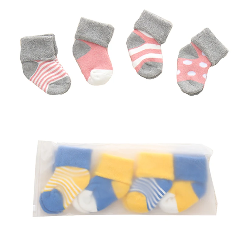 4 Pairslot Baby Socks Newborn 0-12 M Baby Socks Winter Warm Baby Girls Boy Socks Spring Summer Newborn Baby Boy Socks Meias Par (7)
