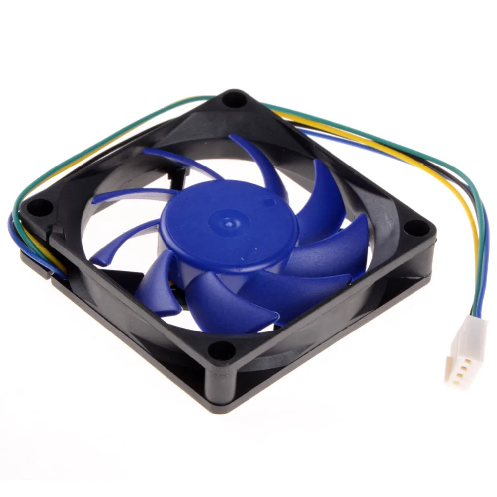 

1 Piece 7CM 4Pin CPU Cooling Fan HeatSink Hydraulic Detachable Blades FY-715 Replacement Brushless Desktop Cooler Fans P0.11