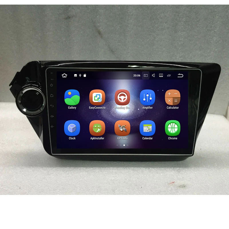 Discount Aoluoya 9" 2GB RAM Android 7.1 CAR DVD PLAYER Radio GPS Navigation For  KIA K2 RIO 2010-2013 2014 2015 Audio head unit Quad Core 1