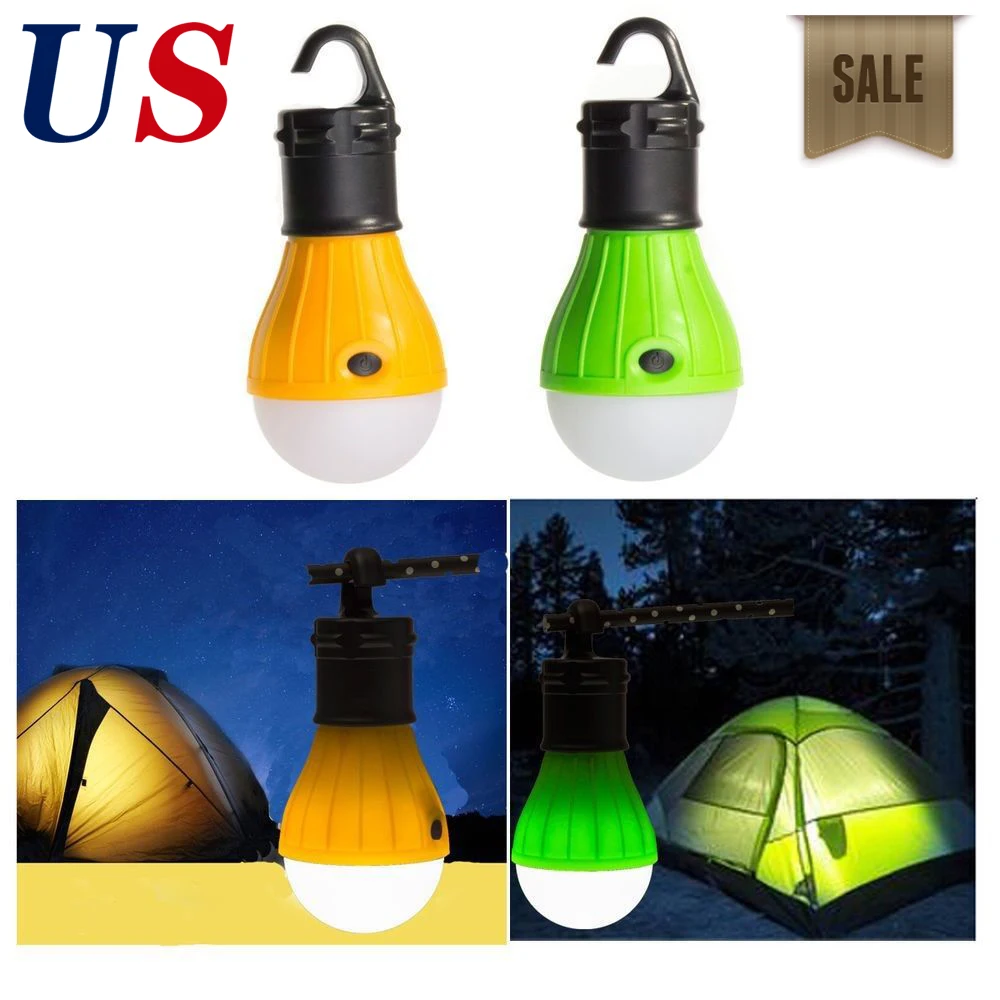 

Portable Mini Lantern Tent Light LED Bulb Emergency Lamp Waterproof Hanging Hook Flashlight Bulb For Camping Picnic