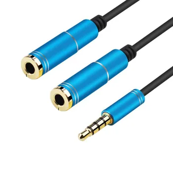 

Eighfitech Eighfitech 3.5mm One To Two Earphone Sharing Couple Audio Line High Elastic Aluminum Alloy Audio Cable Distributor