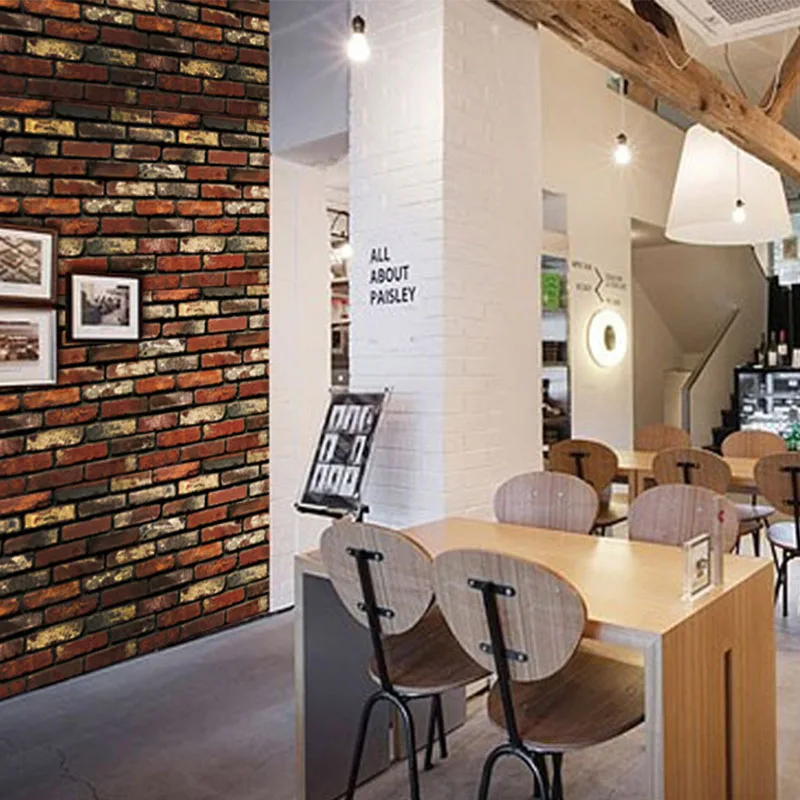 Rustic Stone 3D Wallpaper Vintage Faux Brick Wallpapers Roll Self Adhesive Removable PVC Wall Paper For Living Room Bedroom Rustic Stone 3D Wallpaper Vintage Faux Brick Wallpapers Roll Self Adhesive Removable PVC Wall Paper For Living Room Bedroom