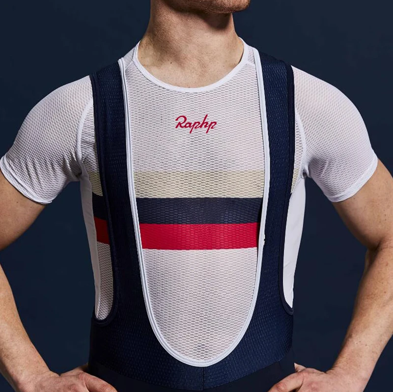 

RCC Raphp Black white/Pink Base Layer Loog sleeve Cycling Underwear Quick dry Road mtb shirt man Mesh Breathable under shirt