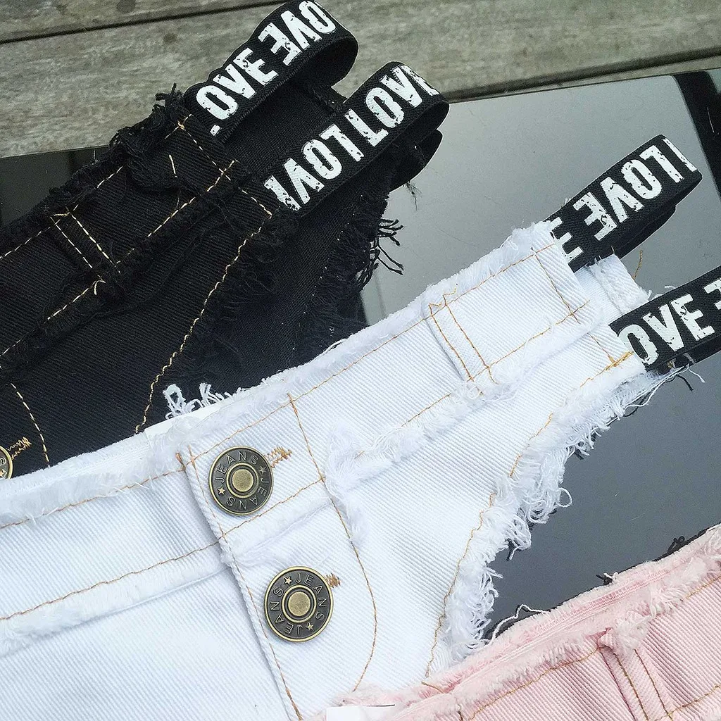 2019 новые модные пикантные для женщин деним джинсы с заниженной талией супер мини шорты для брюки девочек z0314