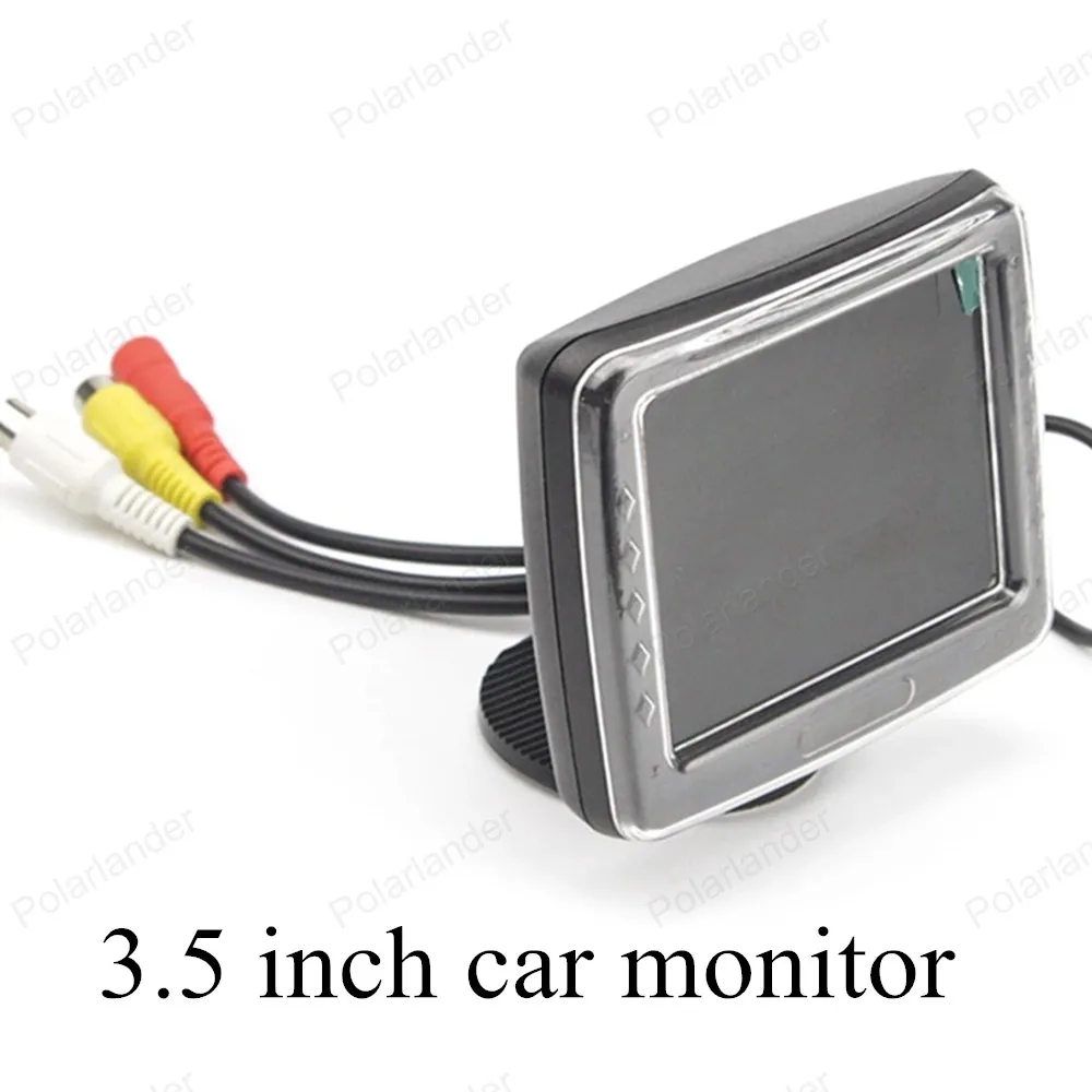 Тет монитор автомобиля 3,5 дюймов экран для камеры заднего вида помощь при парковке цифровой цветной небольшой дисплей Бесплатная доставка