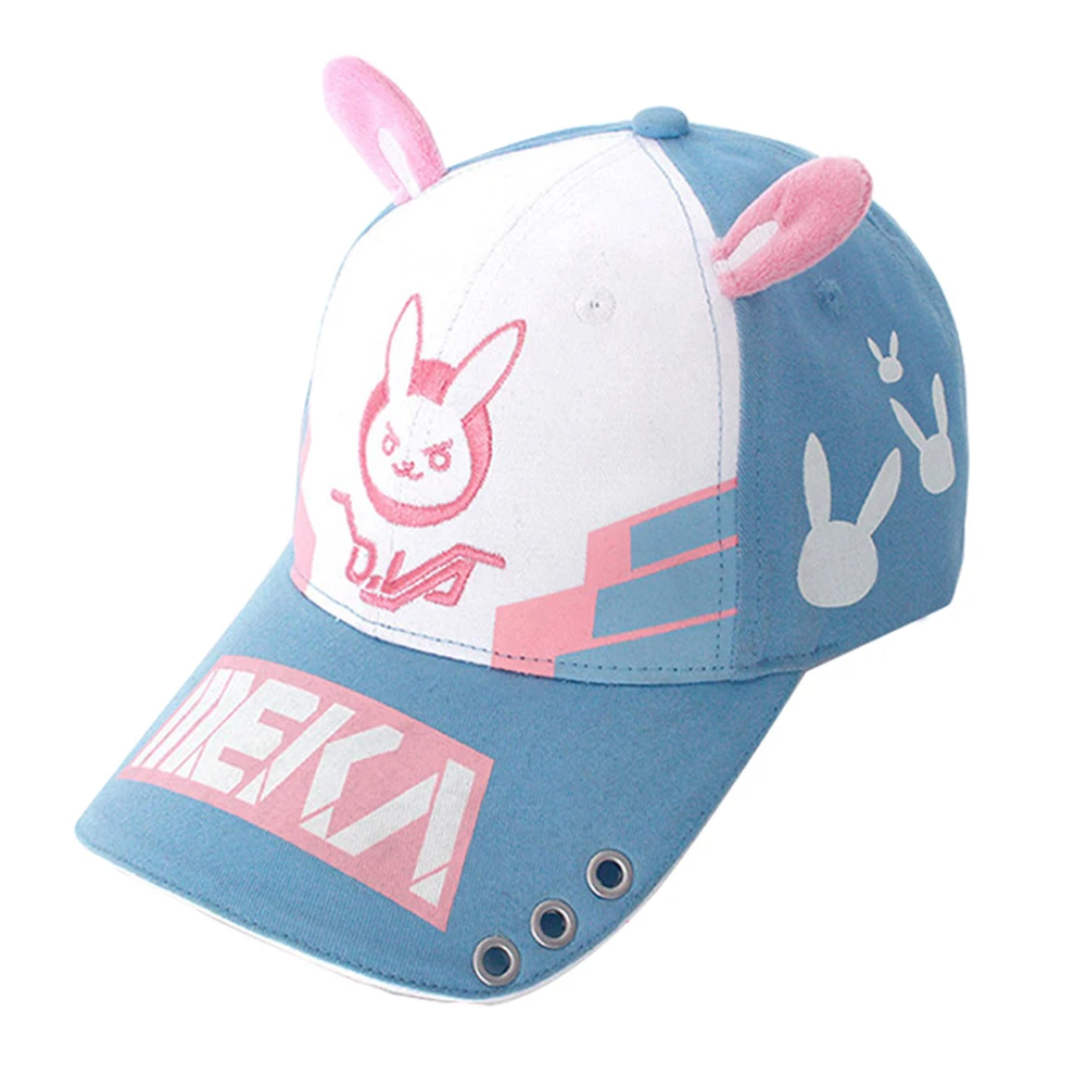 Brdwn Owatch Alices Приключения унисекс D.Va Alice с кроличьими ушками бейсболка для косплея