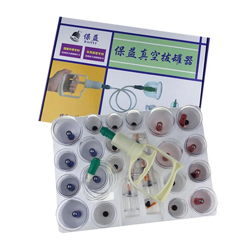 28Pcs Medical Therapy Vacuum Cupping Ventouse Cellulite Chinese