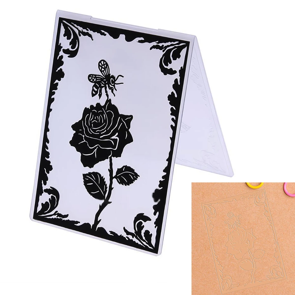 1pc New Rose Honey Cutting Dies Stencil DIY Scrapbooking Album Paper Card Craft tool