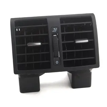 

BBQ@FUKA Hot Sale Interior Car Centre Console Rear AC Air Vent Outlet For VW Touran 2003-2015 Caddy 2004 Big Discount