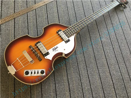 

Good quality 4 strings hofner Bass Guitar;Free shipping