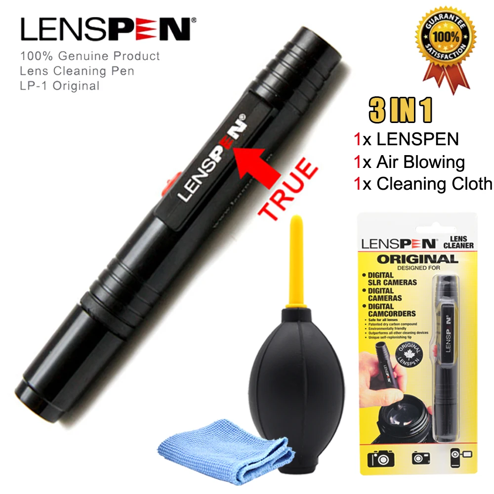 LENSPEN 3IN1 Camera Cleaning Kit Suit Dust Cleaner Brush Air Blower