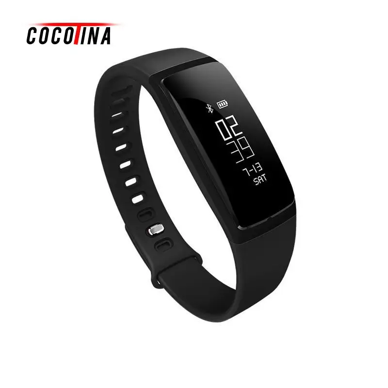 

COCOTINA Smart Black Bracelet Bluetooth Watch Fitness Tracker Smart Watch Heart Rate Monitor For IOS Android LSB1434