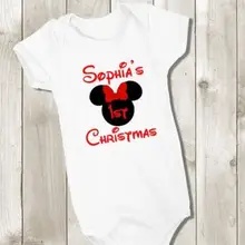 Пользовательские minnies мышь ребенок или взрослый первый Рождество боди на день рождения цельный торт сетки пачка комбинезон комплект детский душ наряд
