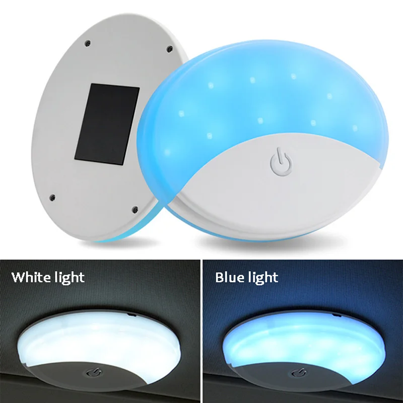 

2 light color Universal Auto Car Ceiling Roof Light USB Rechargeable Touch Switch Magnetic Car Reading Lamp Car Interior Light