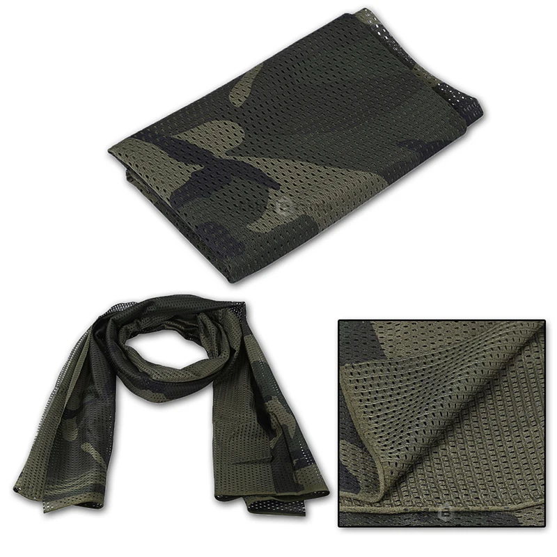 Tactical Scarf Mesh Breathable Winter Windproof Camouflage Warm Scarves for Hunting Shooting Airsoft RL37-0054 (11)