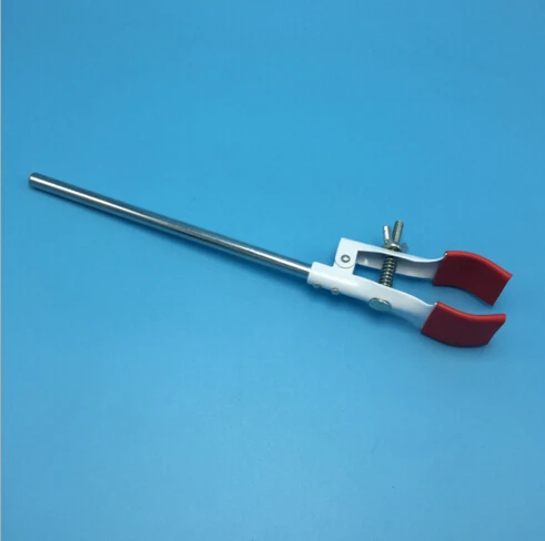 lab clamp Flask clip Retort for laboratory use, 2Finger clamps, Rubber Coated Prong Jaws