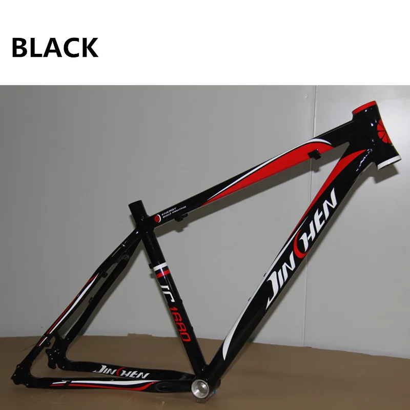 Лучшие цены, качественная рама для горного велосипеда MTB из алюминиевого сплава, 26 27,5, 17 дюймов, светильник, коническая трубка для горного велосипеда - Цвет: black red