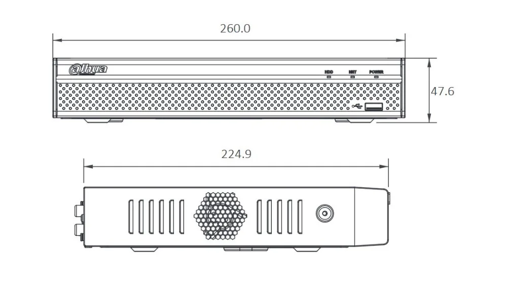 Dahua 4ch 8ch NVR NVR2104HS-P-4KS2 NVR2108HS-8P-4KS2 1U 1 HDD 4 poe порта 8 poe портов Lite 4K H.265 сетевой видеорегистратор