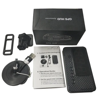 

Rotatable Holder Speedometer Over-Speed Alarm On/Off HUD Heads Up Display