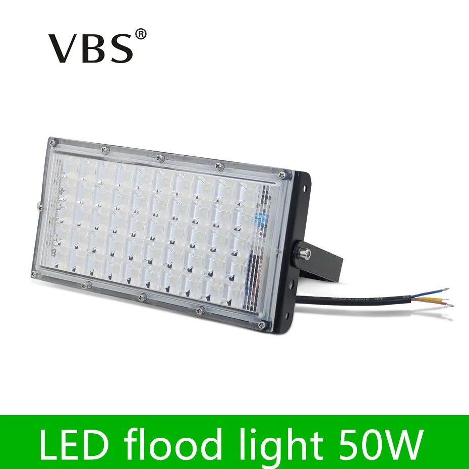 

LED flood light Outdoor 50w 220V Waterproof led spotlight 50 LEDs outdoor led lights For Garden Garage Car Repairing Lighting