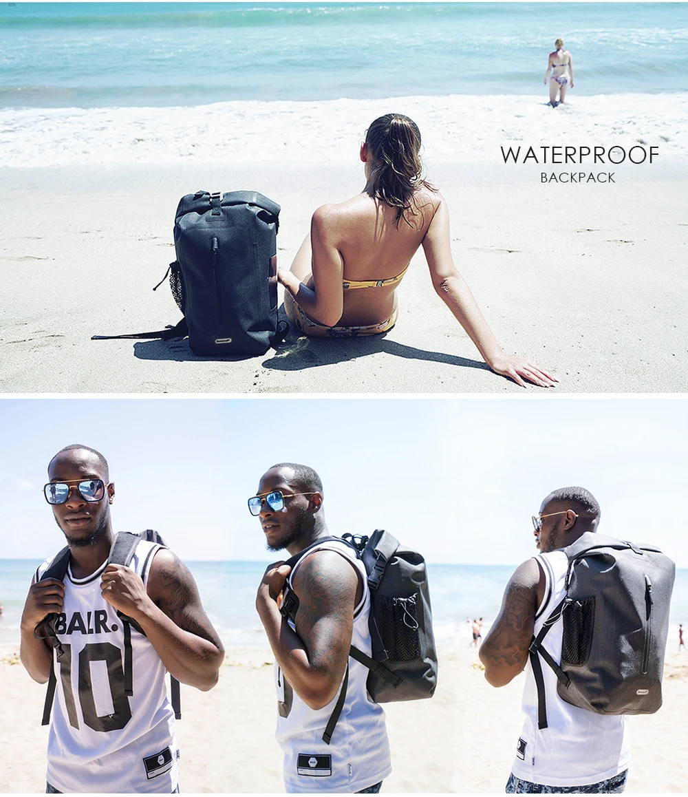 Flash Deal Rhinowalk Multifunctional Outdoor Full Waterproof Cycling Backpack 25L Men Women Sports Cycling Hiking Rucksack Backpack 2