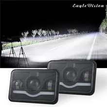 Kongyide автомобильный светильник 4x6 дюймов 150 Вт светодиодный головной светильник 6000 К Hi-Lo красный для Chevrolet Truck SUV квадратный лм Прямая поставка 19M14