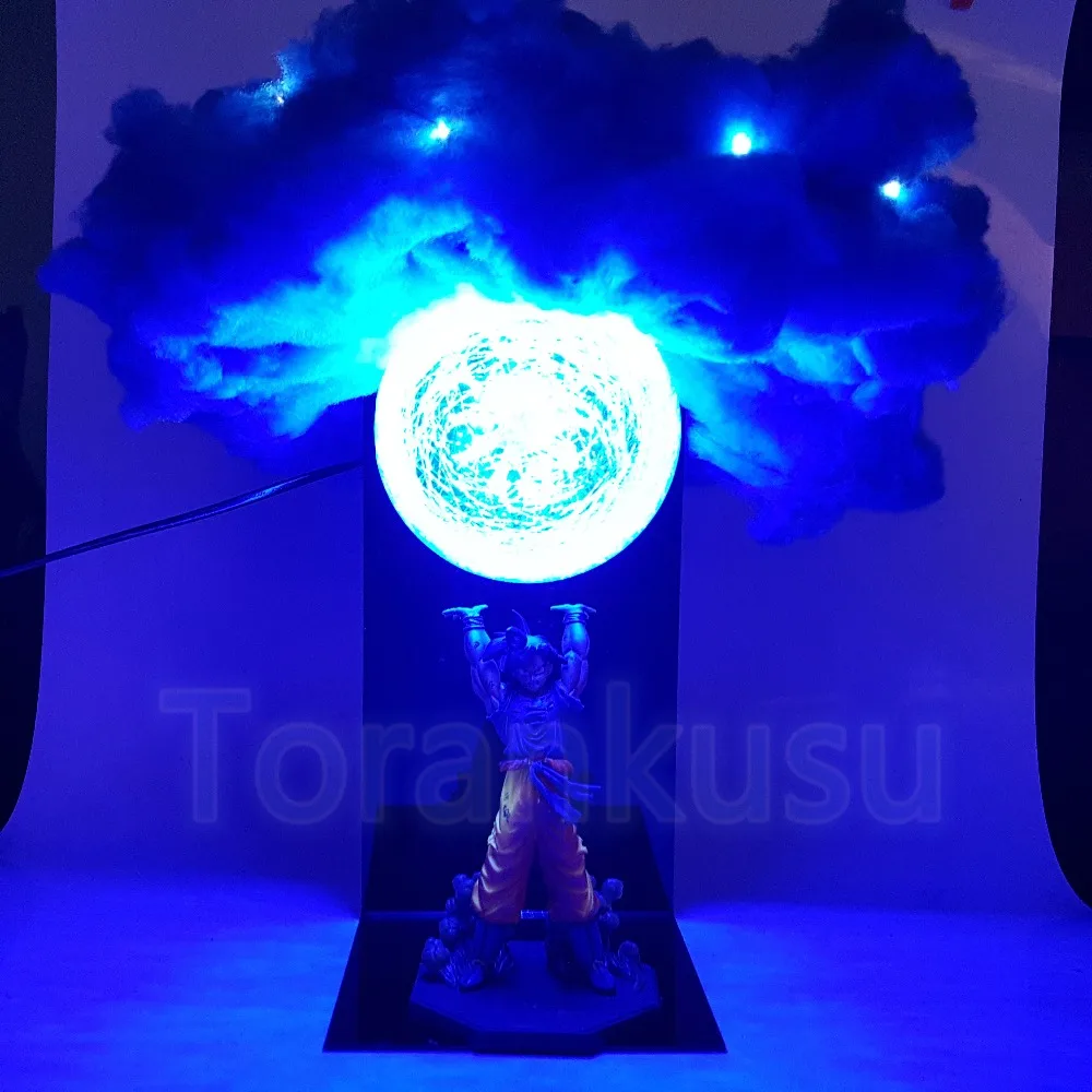 Dragon Ball Z фигурка Сон Гоку Genki damaSpirit Bomb Cloud DIY светодиодный светильник набор Dragon Ball и super Goku ПВХ фигурка модель игрушки DIY193