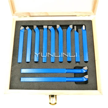 

11pcs Lathe Tools Carbide Tipped Brazed Boring Milling Cutting Turning Tools Bit Milling Set For Metal Cutting