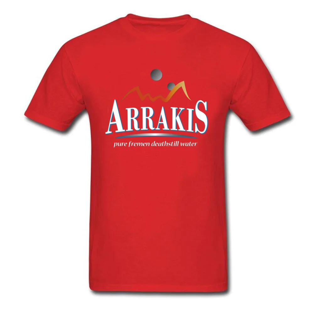 Mens T-shirts Arrakis Water Company Dune 20032 Slim Fit Tops T Shirt Cotton O Neck Short Sleeve Casual Tee-Shirts NEW YEAR DAY Arrakis Water Company Dune 20032 red