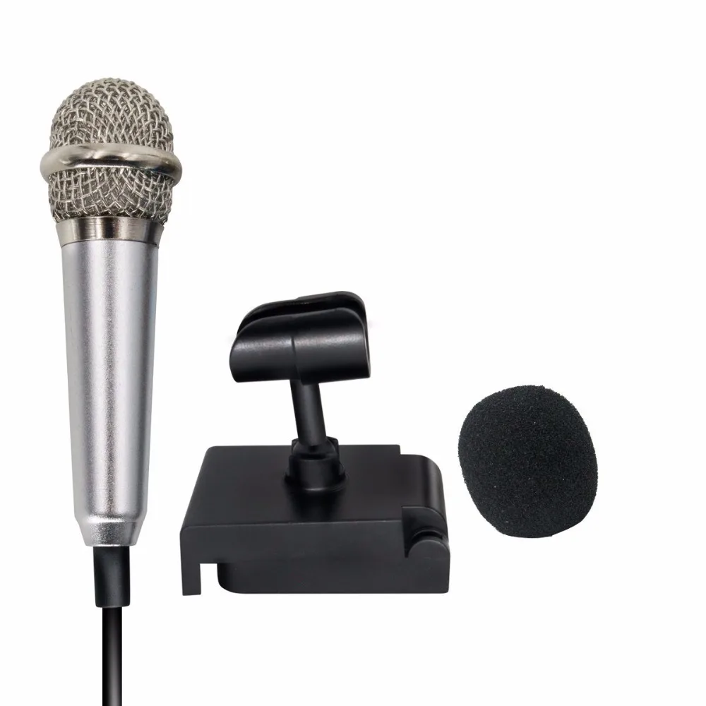 3.5mm Mini Karaoke Condenser Microphone for Mobile Phone PC Chatting Singing New