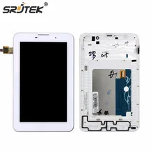 Srjtek 7″ For Lenovo IdeaTab A3000 Replacement LCD Display Touch Screen with Frame Assembly For Tablet PC White