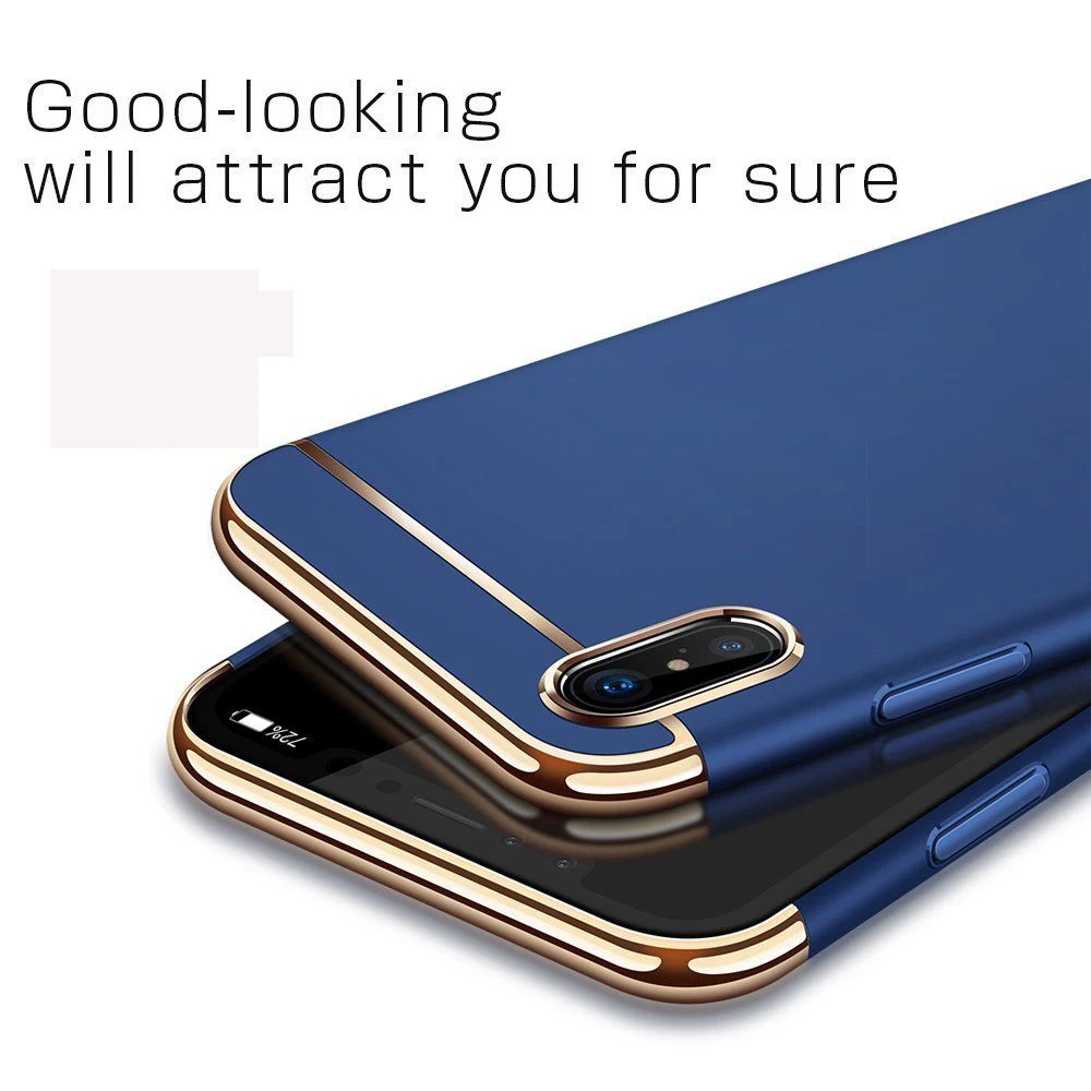Ultra Thin Plating 3 IN 1 Shockproof Hard Case Cover For Huawei P Smart P20 P20 Lite Mate 10 Lite P10 Y5 2017 Honor 9 Lite Capa (4