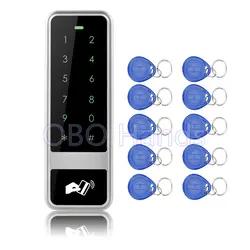 Бесплатная доставка RFID сенсорной доступа Металл Управление клавиатуры электронный дверной замок Система контроля доступа