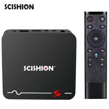 

SCISHION MODEL S Smart TV Box Android 8.1 Mali-400 Set Top Box 2GB/16GB RK3229 2.4G WiFi 100Mbps 4K TV Box Smart Media Player