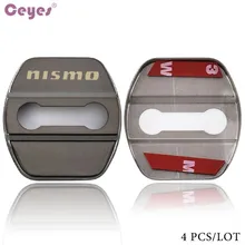 Ceyes наклейки для авто Стайлинг эмблемы чехол для Nissan Nismo Qashqai Skyline Juke X-прицеп аксессуары автостайлинг 4 шт./партия