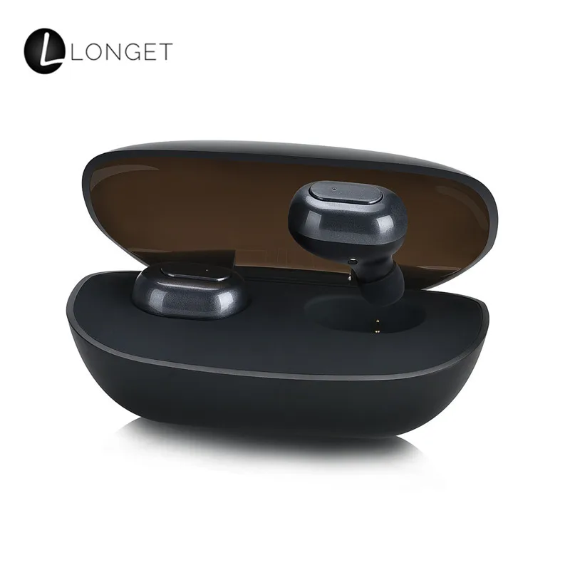 LONGET Wireless Bluetooth Earphone Smallest Cordless Earbuds Bluetooth Earphones with Mic & Charging Carrying Case for iPhone 7 LONGET Wireless Bluetooth Earphone Smallest Cordless Earbuds Bluetooth Earphones with Mic & Charging Carrying Case for iPhone 7