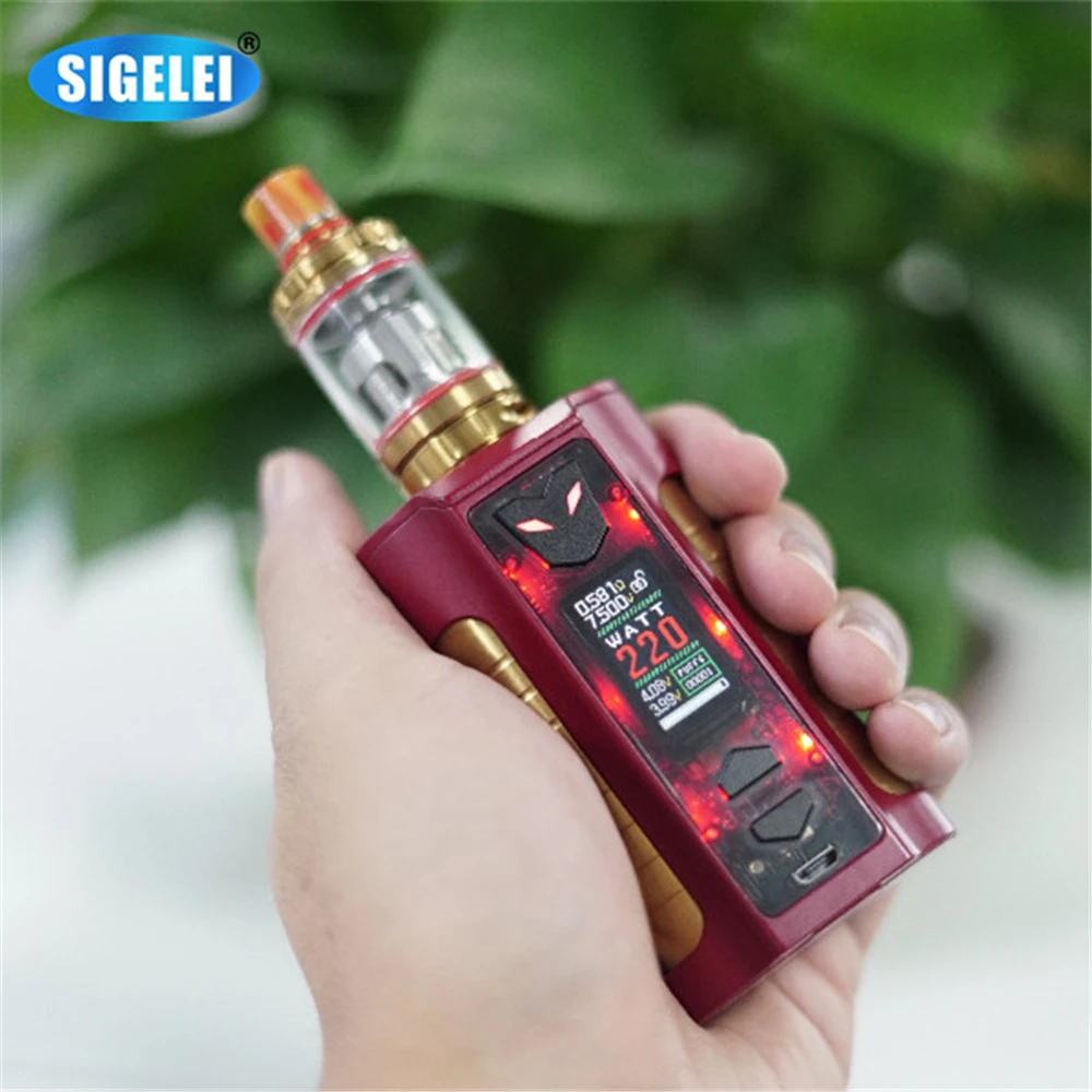 Оригинальная электронная сигарета Sigelei MT kit уникальный дизайн 2017|Моды для