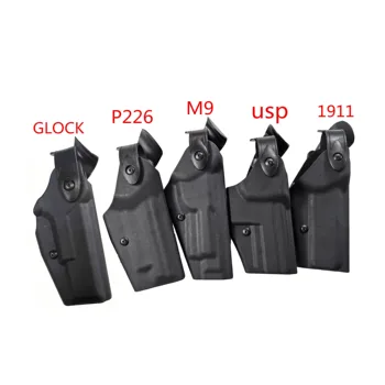 

Tactical Safariland glock17 M9 1911 USP P226 Gun Belt Holster Gun Carry Pistol Holster Gear Right Handed Hunting Accessories