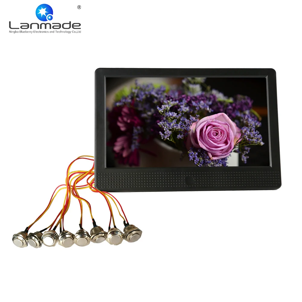 

Lanmade slideshow time can be set up digital media player vertical digital signage display