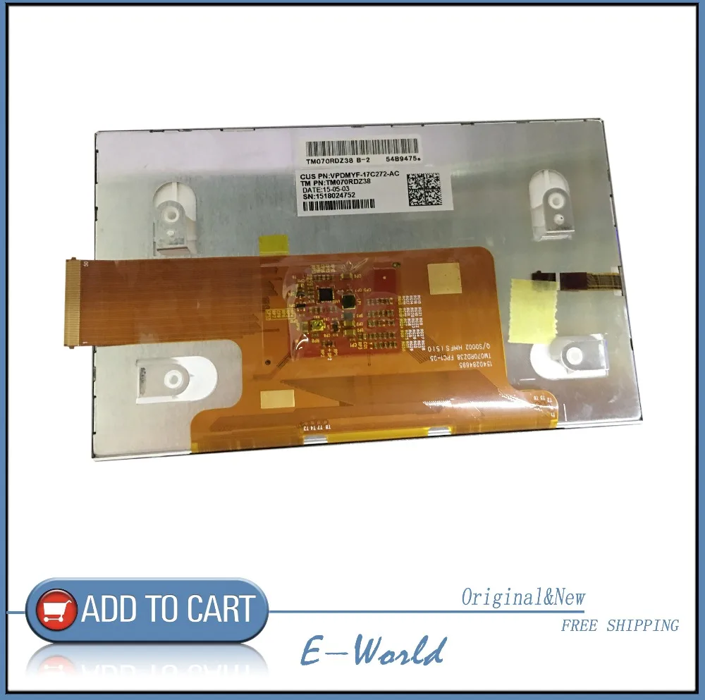 Оригинальный 7-дюймовый ЖК-экран TM070RDZ38 FPC1-05 FPC1 Бесплатная доставка | Компьютеры и