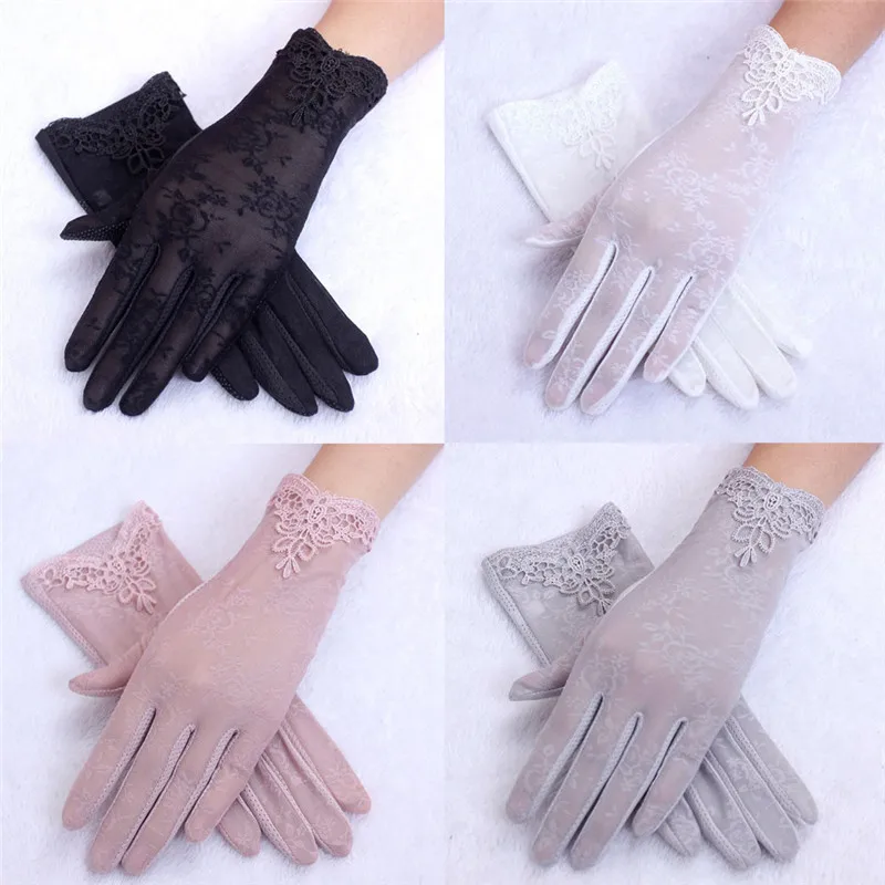 Women's Summer UV Proof Driving Gloves Gloves Lace Gloves luvas hand