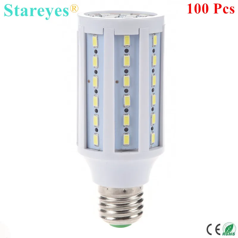 Бесплатная доставка 100 шт. E27 E14 B22 15 Вт SMD 5630 5730 60 Светодиодный 110 В/220 В